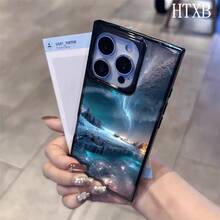 Teléfono con diseño de bloques azules, compatible con los modelos 16 Pro, 16, 15 Pro, 14, 14 Plus, 13, 13 Pro, 12 Pro y 12 Pro. Ofrece protección total contra golpes, una amplia abertura, un elegante marco brillante y una excelente calidad de imagen. - Amarillo - Ver 3