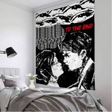 My C-Chemical R-Romance Band Cartoon Tapestry Bohemian Wall Tapestries Mandala Home Decor - Nhiều màu - Xem 1
