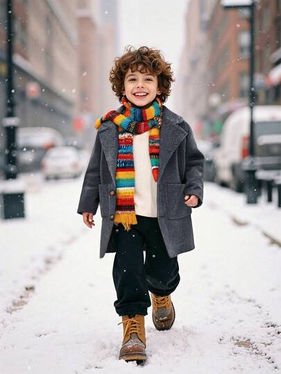 男童休闲外套，舒适百搭，适合日常穿着、户外活动和上学，秋冬季款