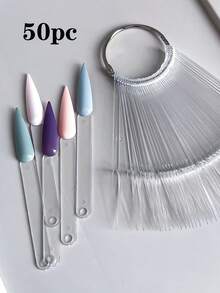 1 件装美甲扇形展示收纳架重型金属收纳架，适用于凝胶抛光、美甲装饰 - 坚固的结构节省空间的台面或零售店装饰 - 沙龙和家庭使用 - 彩色 - 查看 15