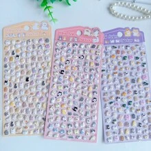 Autocollants en mousse 3D de panda et chien de bande dessinée - Autocollants décoratifs mousseux mignons pour enfants, journalisation, scrapbooking et artisanat DIY