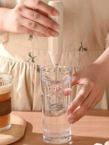 电动奶泡器、手持式奶泡器、家用迷你奶泡机、牛奶搅拌器、无线奶泡器 - 彩色 - 查看 3