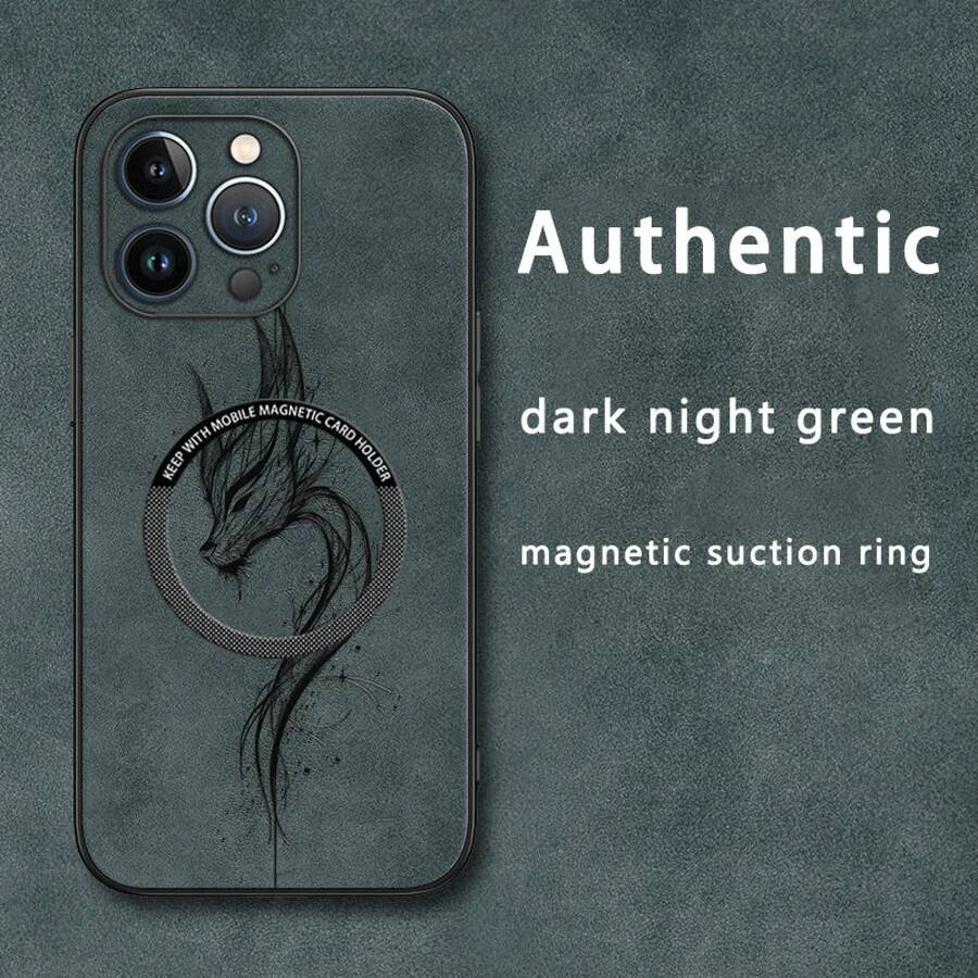 Funda magnética para teléfono con diseño de piel sintética de oveja, compatible con los modelos 12, 13, 14, 15, 16 Plus, Pro y Pro. Elegante y de alta calidad, una excelente opción. - Colores mixtos 4 - Ver 1