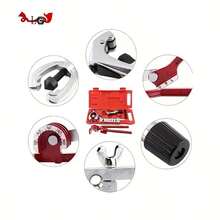 Zestaw do rozprężania rur pana Liu, profesjonalny zestaw do rozprężania przewodów hamulcowych, pojedyncze narzędzie do rozprężania, zestaw do naprawy przewodów paliwowych hamulcowych z narzędziem tnącym, zestaw narzędzi do gięcia, ogrzewanie i klimatyzacja, rura olejowa, zestaw do rozprężania rur miedzianych