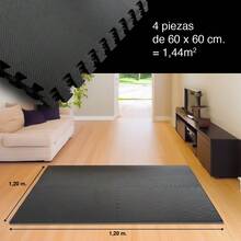 Fitness Floor Mat - 黑色 - 查看 8