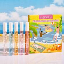 5pcs/Set 10ml Beach Digital Fragrance Mist, Emitting Fresh And Elegant Floral Scent. Portable Design, Suitable For Home Fragrance, Can Be Placed In Wardrobe, Bedroom, Bathroom, Car, Also Ideal For Dates, Travel, Summer Deodorizing And Scenting. - Fragrance Spray - View 16