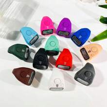 优质橡胶材料 LED 灯手指计数器，电子按钮计时器 - 彩色 - 查看 2