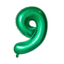 40 Inch Green Number Balloon 4, Large Number Foil Balloons Mylar For Girl Boy Birthday Party Celebration Decorations Supplies, Digital Balloons For Wedding Anniversary Events Decorations