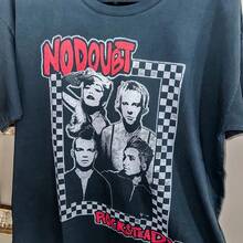 Vtg No Doubt Band Music Lover Cotton Black T Shirt All Size For Men,Relaxed Fit Casual Tees - 黑色 - 查看 1