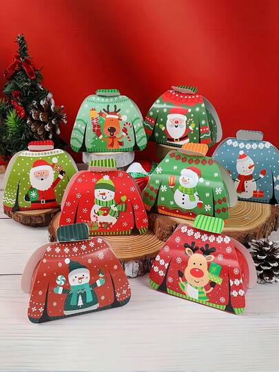 24pcs Christmas Decoration DIY Small Gift Boxes,Christmas