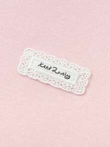 Balabala Girls Long Sleeve T-Shirt 2025 Spring/Fall New Basic Top - Red and White - View 8