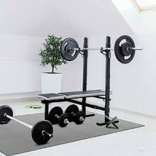 JOWY Pack de 4 Tatamis Puzzle de 60x60 cm y 1 cm de Grosor – Superficie Antideslizante Tipo T – Colores Parquet Gris, Azul, Gris, Verde, Negro y Madera Parquet – Ideales para Suelos Deportivos, Infantiles o de Entrenamiento en Casa o Gimnasio | Entrega en 48-72 h - Gris - Ver 7