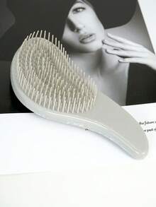 1pc/2pcs Comb & Brush Set, 1pc Mini Palm Detangling Hair Brush, 1pc Square Air Cushion Detangler Hair Brush With Non-Slip Handle, Marble Patterned Hair Brush, Suitable For All Hair Types, Unisex, Dry & Wet Use, Hair Care, Gift For Girls, Brush, Hair Brushes, Hair Brush, Detangling Brush, Ball Brush, Mini Hair Brush, Hair Brush Set, Wooden Comb, Hair Brush, Mini Hair Brush, Detangling Brush, Hair Brushes, Hair Hair Products, Hair Tools, Hair Stuff, Hair Care, Curly Hair Brush, Hairdressing Equipment,Travel Essentials,Travel Essential,Hairstyle,Hairdressing,Hair Brush,Slick Back Brush,Styling Brush,Curly Hair Brush,Edge Brush,Hair Comb,Brush Hair,Hair Brush Set,Comb Hair,Comb For Curls,Detangling Brush,Hair Brush For Women,Hair,Travel,Hair Products,Hair Tools,Hair Stuff,Barber,Barber Accessories,Barbershop,Hairdressing Equipment - Grey - View 8