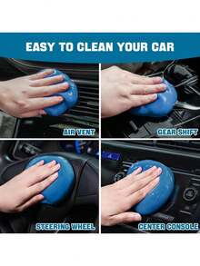 Pink Car Cleaning Kit, Including Three Absorbent Car Wipes, A Pack Of Car Cleaning Soft Gel, A Car Wiper, Pink Car Accessories, Car Supplies,Car Must Haves - Pink - View 9