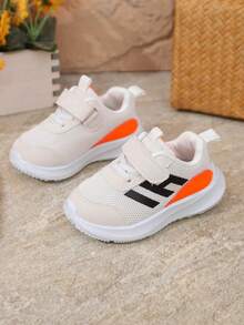 1 par de zapatos deportivos casuales, ligeros y antideslizantes de PU, adecuados para el otoño, de estilo moderno y apropiados para estudiantes de ambos sexos