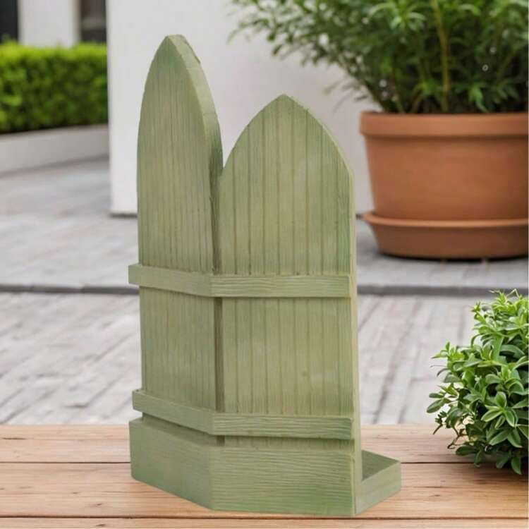 MINGZHANG 1 Christmas Story Temple, Hand-Painted Birth Background, High-Quality Resin Material, Suitable For Background Decoration Of Christmas Ornaments, Miniature Ornaments Of Jesus' Birthplace, Home Desktop Garden Decoration Sculpture, Special Gift For Christmas Party - 橄欖綠 - 查看 6