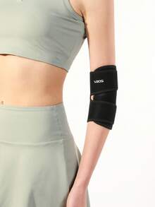 VBOSI 1 chiếc đai hỗ trợ khuỷu tay bằng neoprene có thể điều chỉnh, thích hợp cho các môn thể thao như cầu lông, bóng rổ, dành cho cả nam và nữ. - màu đen - Xem 4
