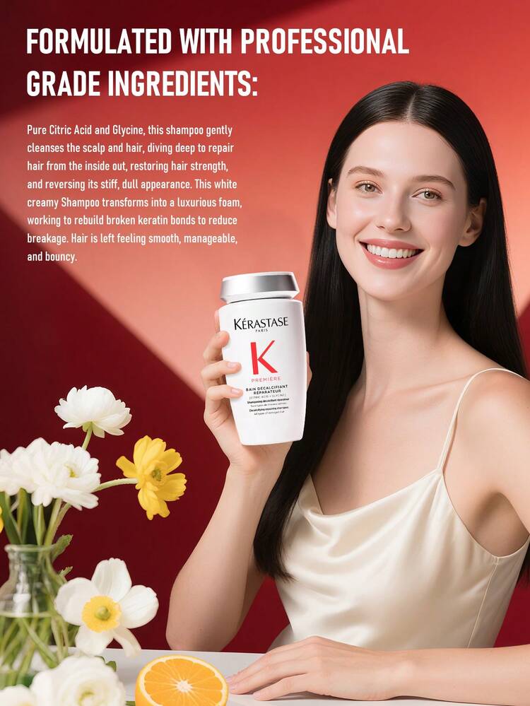 Kérastase 卡诗赋活修护洗发露，250毫升/8.45盎司 | 深层清洁洗发露，专为脆弱受损发质设计 | 有效去除堆积物、杂质和硬水矿物质，从发根到发梢恢复秀发自然健康 - 250毫升 - 查看 3