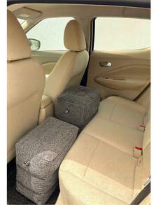 Flocked Travel Inflatable Footrest, Airplane High-Speed Train Warm Foot Pedal, Foldable Adjustable Convenient Car Foot Rest Suitable For Long-Distance Travel Inflatable Footrest - Grey - View 8