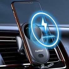 36V Max Fast Charging Wireless Car Vent Mount Charger, Automatic Infrared Induction, USB Type-C,[Wireless Car Charger] For IPhone Compatible With SamSung Wireless Car Charger | Car Phone Mount Holder Stand Air Vent Auto Clamping Fast Charging For IPhone 16 Pro Max/16/15/14/13/12/11/XS/X/8, Compatible With SamSung For S24/S23/S22/Note 20 Ultra/Note 10/S10/S9/S8