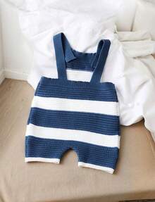 Nika Baby Jardineira para bebê Amor em Listras 0 a 3 meses