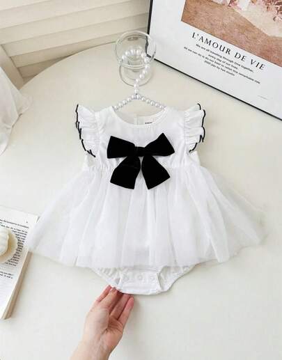 Nika Baby Vestido para bebê Mini Diva 0 a 3 meses