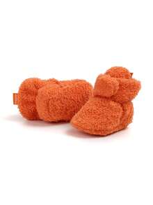 Zapatillas de bebé de calabaza de Halloween para recién nacidos, niños y niñas, lindos zapatos de calcetín de dibujos animados con suela antideslizante suave para uso en interiores, mocasines de cuna para nuevos caminantes