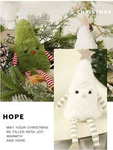 1 Stück Weihnachtsdekoration, Weiß, Grün, verschiedene Farben können frei kombiniert werden, Dekorationen, Weihnachtsbaum Dekoanhänger, süße Weihnachtsbäume, Party Dekorationen, Party Geschenke, Paar Geschenke, Weihnachtsbäume, Weihnachtsgeschenke, Familien Weihnachtsgeschenke, Schulanfang Saison, Valentinstag, Neujahrgeschenke, Farbe für Weihnachten, Weihnachtsschmuck Heimdekoration Raumdekoration Winter