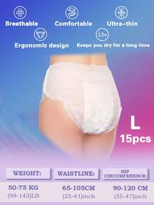 5/15 piezas, Bragas menstruales, Toallas sanitarias, Toallas sanitarias tipo pantalón para la noche, Anti-fugas laterales, Transpirables, Altamente absorbentes, Suaves y transpirables, Bragas de menstrual, Buen sueño toda la noche, Ropa interior menstrual a prueba de fugas, Ropa interior absorbente