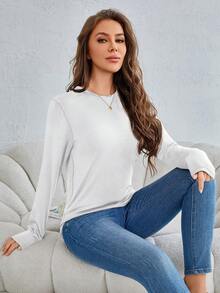 2 Sets Of Women's Thermal Underwear, Autumn Clothes And Autumn Trousers Set, Women's Thermal Underwear, Plus Velvet Heating, Ski Base Shirt, Sweater And Trousers, Autumn And Winter - White - View 7