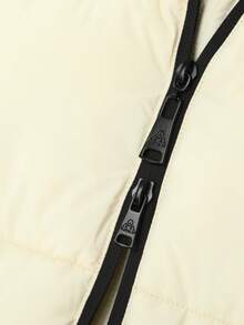 Plain    Casual    Zipper  Pocket    School