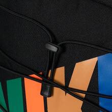 Bolsas deportivas para hombre y mujer de Four Seasons, mochilas escolares para estudiantes, mochilas para ordenador, mochilas para entrenamiento físico, viajes y montañismo HF7722-010 - Blanco y negro - Ver 6