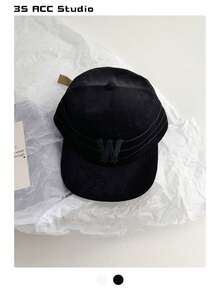 优雅英伦风复古格纹平顶帽，豹纹平檐高端刺绣棒球帽，网红同款，秋冬文艺范儿十足，时尚软顶鸭舌帽，大头很讨喜 - 平頂 - 查看 24