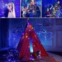 48 Pack Fairy Lights Battery Operated [3 Modes], 7ft 20 Led Twinkle Lights String Lights Waterproof Bulk Small Mini Silver Wire For Christmas Mason Jars Wedding Table Centerpiece (Blue) - 藍色 - 查看 9