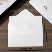 10/20/50 Piezas Sobres de Papel Blanco/Kraft Reforzados 16*11cm + Tarjetas de Felicitación Plegables + Pegatinas de Sellado (Estilos Aleatorios), Adecuado para Cartas de Agradecimiento, Gratitud, Invitaciones de Boda, Invitaciones Comerciales Occidentales, Bolsas de Regalo Postales, Regalos del Día de San Valentín, Regalos de Cumpleaños, Regalos de Fiesta de Vacaciones, Sobres de Decoración de Fiestas, Cartas de Agradecimiento, Sobres de Cartas Manuscritas, Día de Navidad