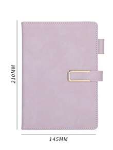 Customized Vintage A5 Leather Bound Notebook With Bookmark - Classic PU Leather Notebook For Business Meetings, College Students, Planner School Supplies - Multicolor - View 19