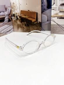 Women's Eyeglasses Frame Luxury Oval Frame  Lens Fashion Europe - Clear - View 4