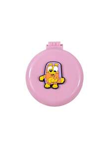 Bluey مرآة هواء وسادة قابلة للطي من مادة الراتنج ABS، هدية حفلة، مرآة سفر مطوية بتصميم كيوت كوكو وراستي مافن