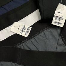 Kit Of 5 Men's Plus Size Boxer Briefs, Comfortable, Anti-Piggy Bank Cotton - Black - View 9