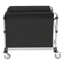 YIYIBYUS 87x52x78cm Commercial Laundry Cart, Black Laundry Cart With Wheels, Folding Laundry Cart - Black - View 8