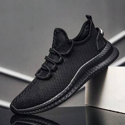 Men's Lightweight Breathable Hollow-Out Running Shoes For Daily Wear