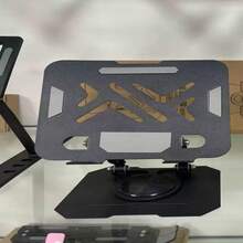 1pc Metal Rotatable Foldable Desktop Stand Holder For IPad/Laptop/Tablet, Universal