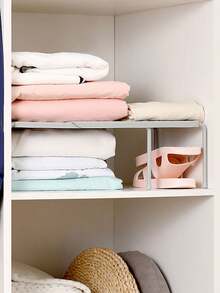 1pc/2pcs Adjustable Expandable Plastic Shoe Rack, Multi-Tier Storage Organizer, Space Saving Design - Fits Sneakers, Slippers, Boots, Shoe Boxes, Suitable For Closet, Home, Dorm, Living Room, Kitchen, Bathroom