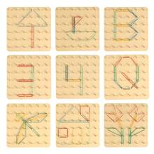 Đồ chơi rèn luyện tư duy logic trò chơi ô ăn quan, trò chơi trí tuệ trên bàn dành cho hai người chơi, tương tác giữa cha mẹ và con cái, bảng vẽ hình học cho học sinh lớp 1-2, bảng vẽ hình học cho mẫu giáo, đồ dùng học tập thiết yếu, công cụ đếm số khi trở lại trường, 3D - Pinboard Tic-Tac-toe 2 trong 1 - Xem 5