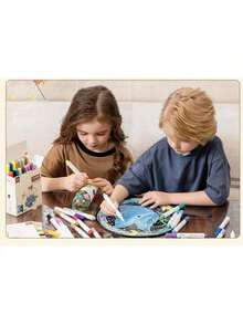 White Barrel Fresh Material Mobee Acrylic Marker 12/24/36/48 Painting Marker Pen Soft Nib Brand With European Standard Just For Kid's Gift Back School Markers