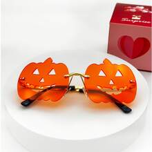 Unisex Halloween Accessories Glasses, Halloween Party, Merry Christmas - Red - View 4