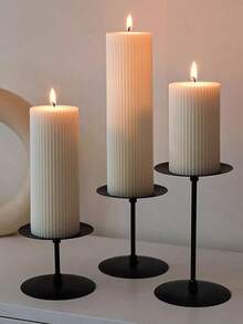 Khuôn nến nhựa hình trụ sọc 5-20cm Khuôn nến thơm thủ công Khuôn sáp làm nến thơm DIY Khuôn thủ công hình trụ tròn sọc Trang trí nhà cửa - Trong sáng - Xem 7