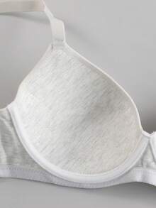 5pcs/Set Solid Color Underwire Bras, Sexy & Comfortable Push-Up Bras - Unpadded, Adjustable Straps - Multicolor - View 6