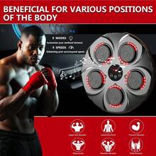 Máquina De Boxeo Musical Para Colgar En Paredes Interiores - Azul - Ver 2