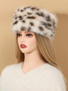 Băng đô cài tóc thời trang mới, mềm mại và bông xốp, giữ ấm tai khỏi gió, thích hợp cho mùa thu và mùa đông, phụ kiện tóc thời trang dành cho nữ. - Nhiều màu - Xem 16